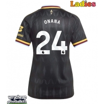 Aston Villa Amadou Onana #24 Replica Away Shirt Ladies 2026-27 Short Sleeve